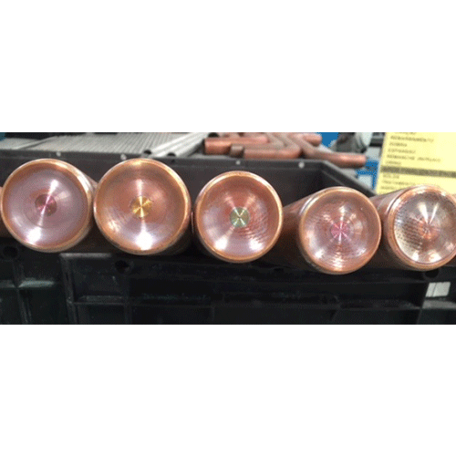 Spin-closed copper ends
