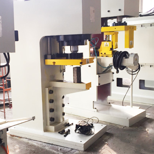 Valve Hole Planishing And Punching Machine