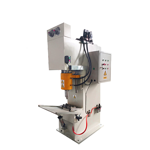Valve Hole Planishing And Punching Machine