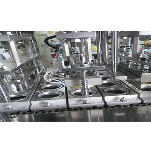 Liquid Thermoforming Tray Yogurt Cup Filling And Sealing Machine