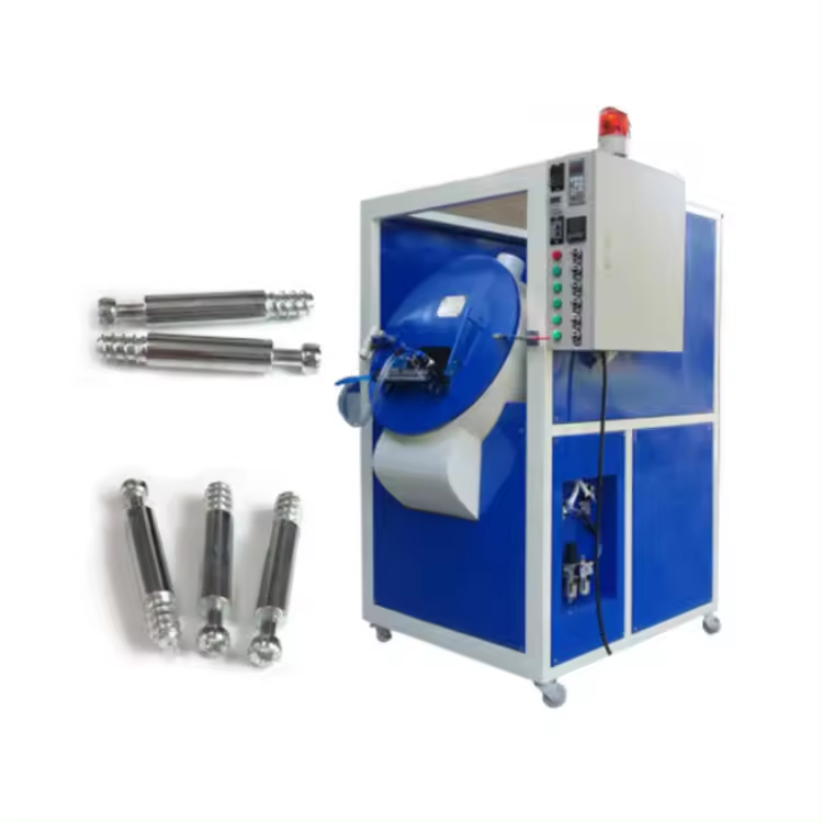 BOBO Machine automatic plastic steel roller drum spray coating painting shown in a featured photo for this news article