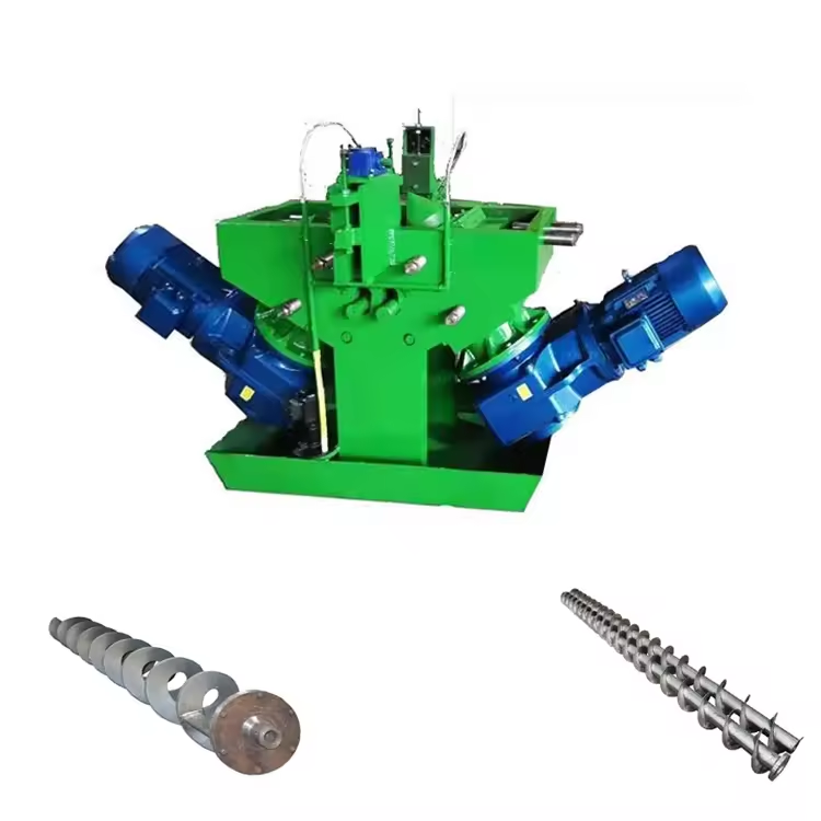 BOBO Machine continuous stainless steel screw flight spiral blade helical shown in a featured photo for this news article