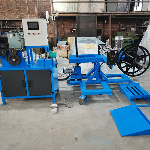 Servo wire rope cutting and winding machine