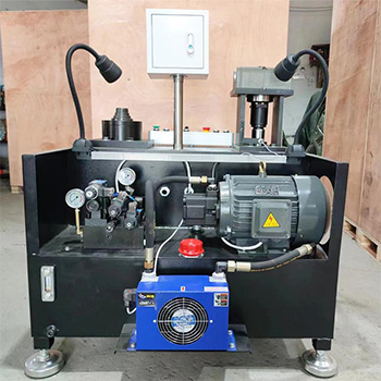 Tee tube pulling machine