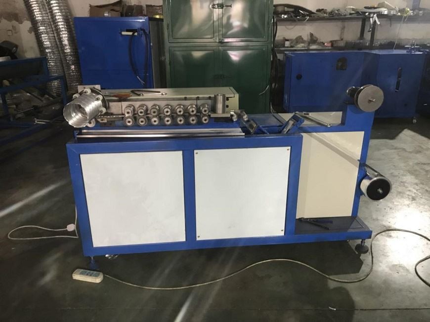 Double Layer Flexible Aluminum Duct Machine