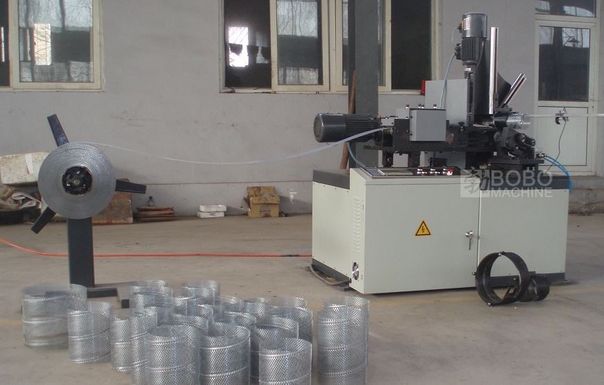 Expanded Mesh Filter Core Tube Machine