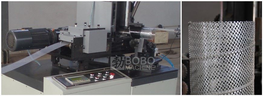 Expanded Mesh Filter Core Tube Machine