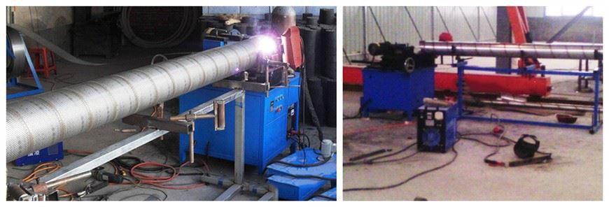 Spiral Filter Core Tube Seam Welding Machine