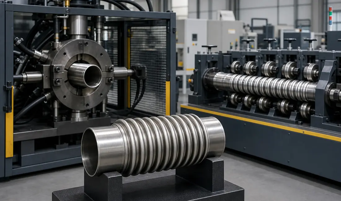 Corrugated Metal Hose Manufacturing: Forming, Welding & Testing