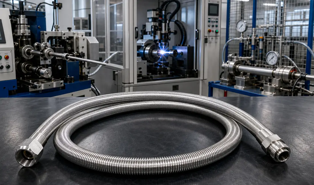 Corrugated Metal Hose Manufacturing: Forming, Welding & Testing