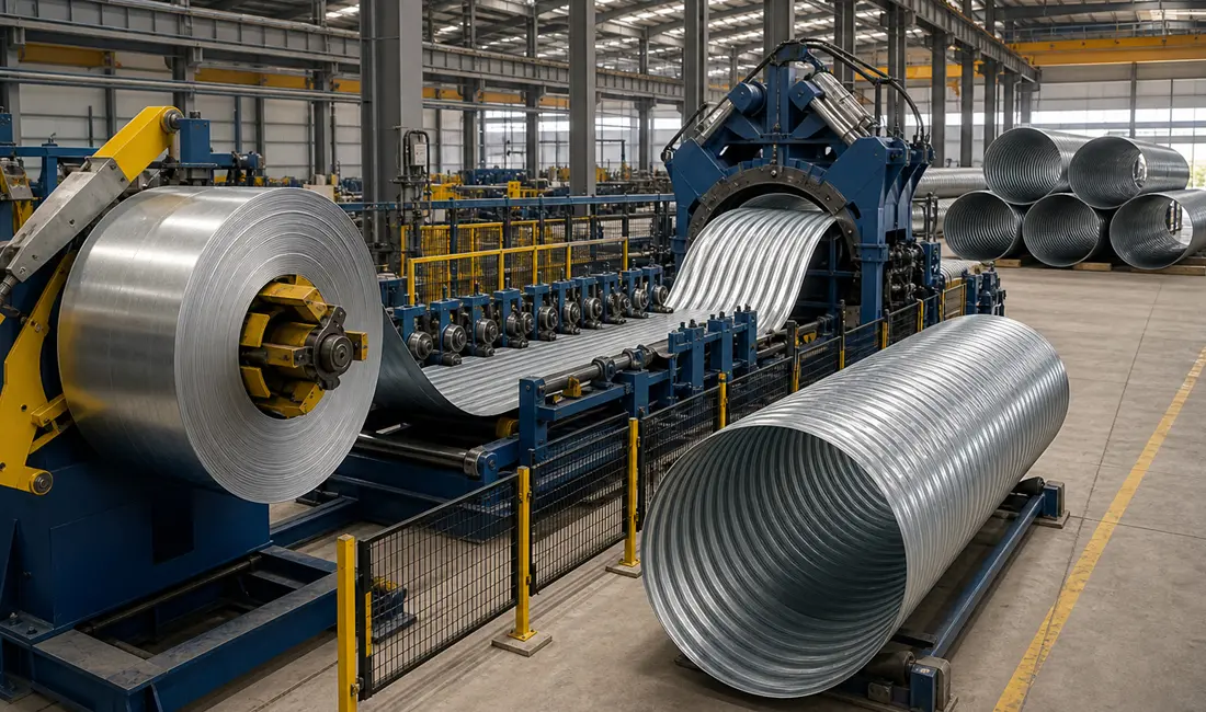 How a Spiral Duct Machine Works: Step-By-Step Pipe Production Explained