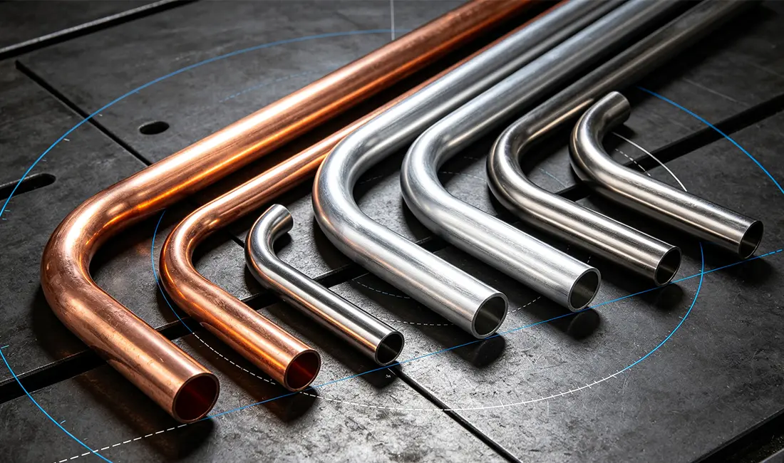 Minimum Bend Radius for Stainless, Copper & Aluminum Tubes: Specification, Comparison, and Selection Guide