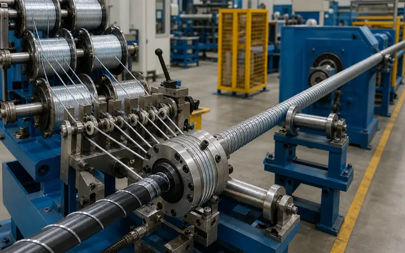 Push-pull cable liner extrusion process