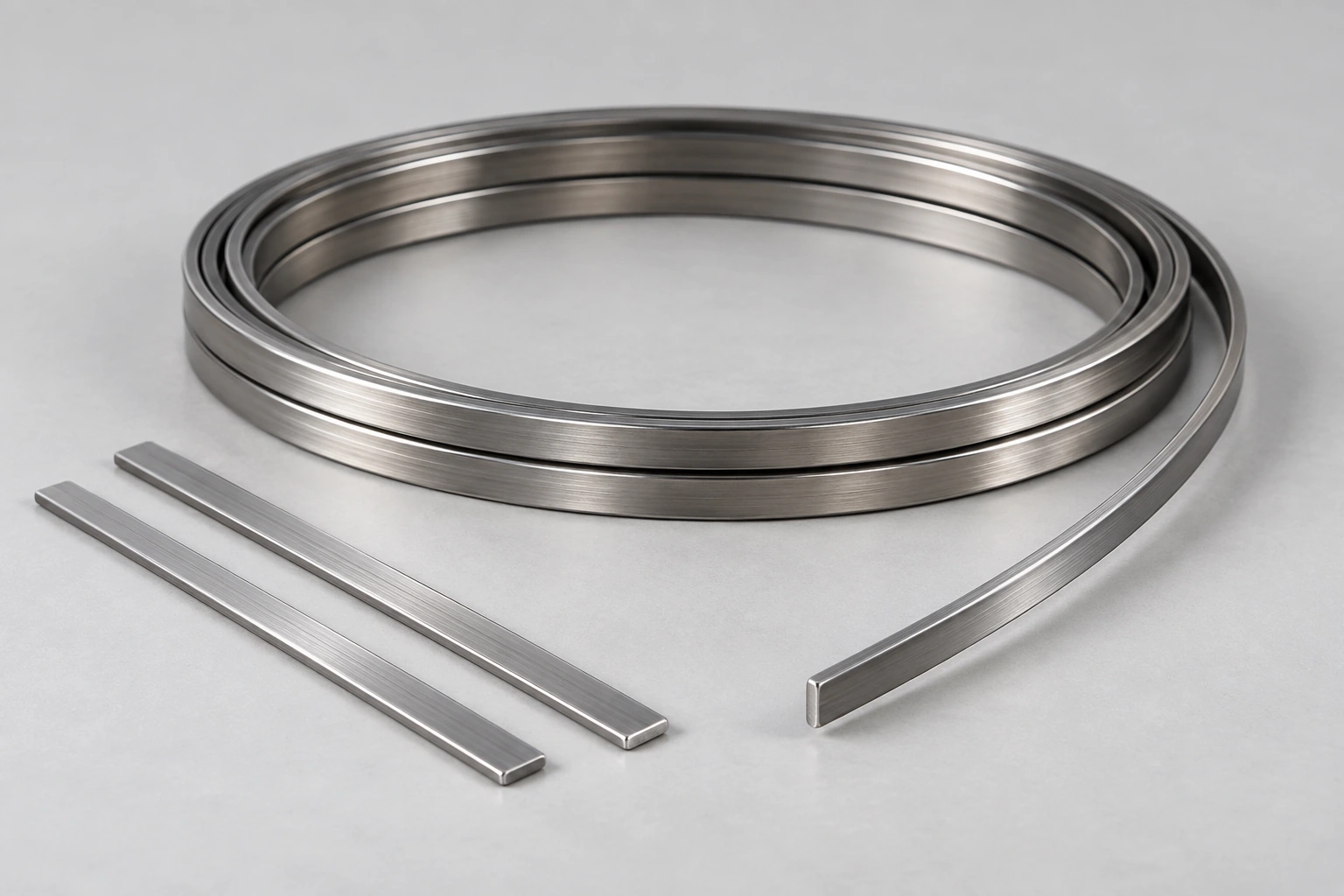 Flat steel wire for cable casings