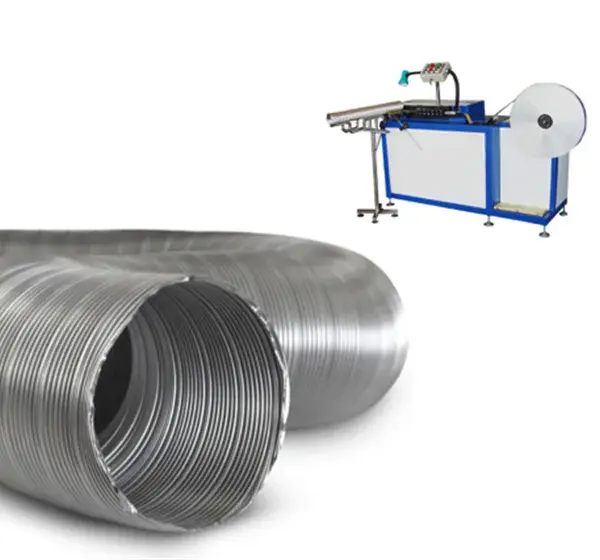 Semi-rigid Stainless Steel Duct Machine