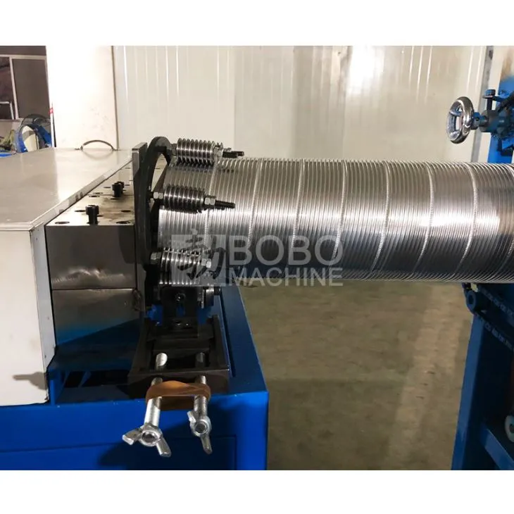 Semi-rigid Stainless Steel Duct Machine